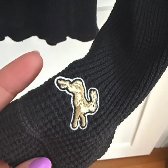 Tracksmith Black Textured Knit Top - Picture 3 of 4